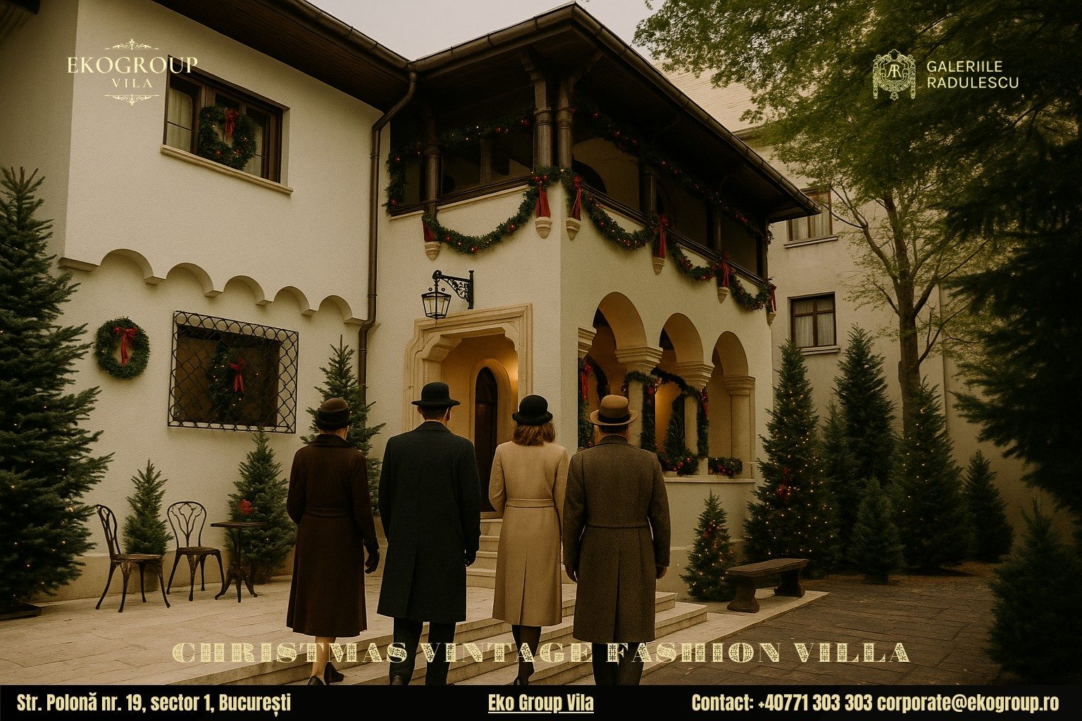 Haine de Crăciun în Eleganța Epocii Interbelice Reînviate la Expoziția Crăciunul Anilor ’30